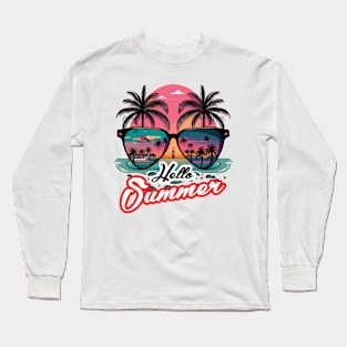 Hello Summer Long Sleeve T-Shirt